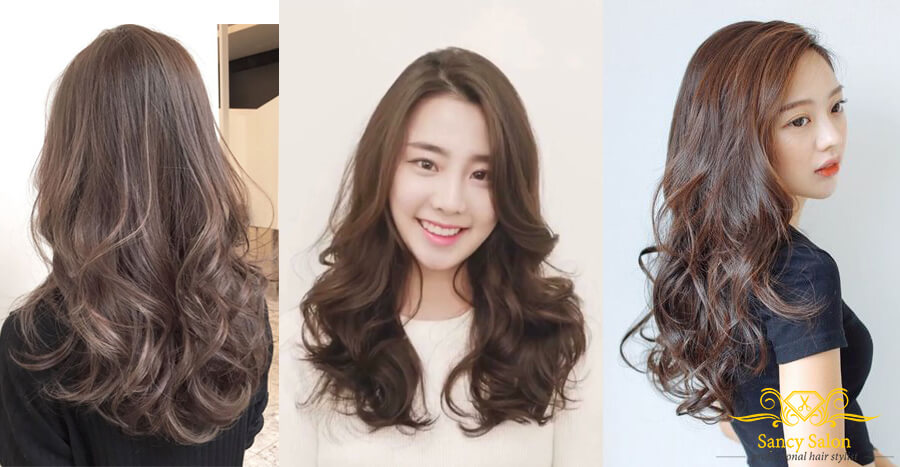 địa chỉ làm kiểu tóc uốn đẹp cho tóc dài ở Hà Nội