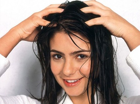 massage da đầu giảm tóc con