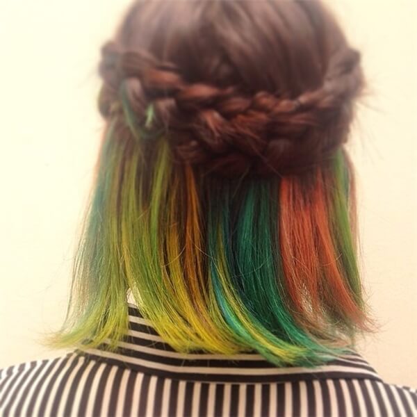 tóc nhiều màu
