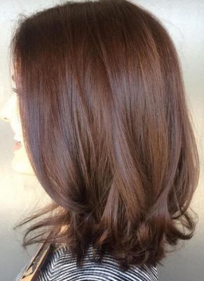 tóc nhuộm màu socola đẹp thu 2017